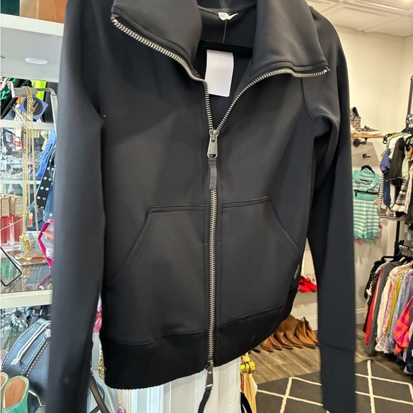 Free People Movement lead the pack full zip black jacket size S - Picture 5 of 11